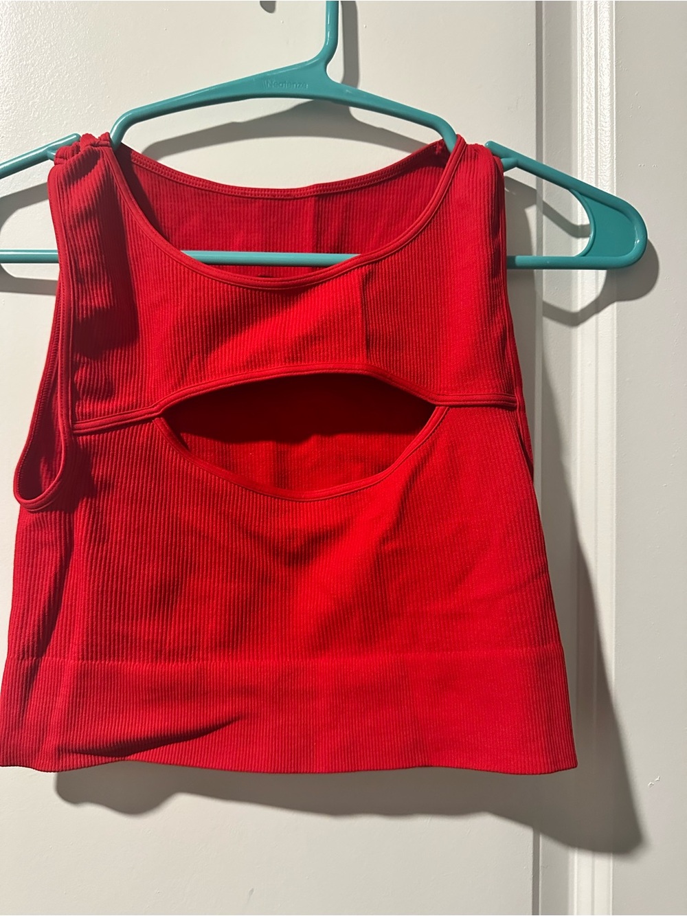 NIKIBIKI Red Cutout Tank Top